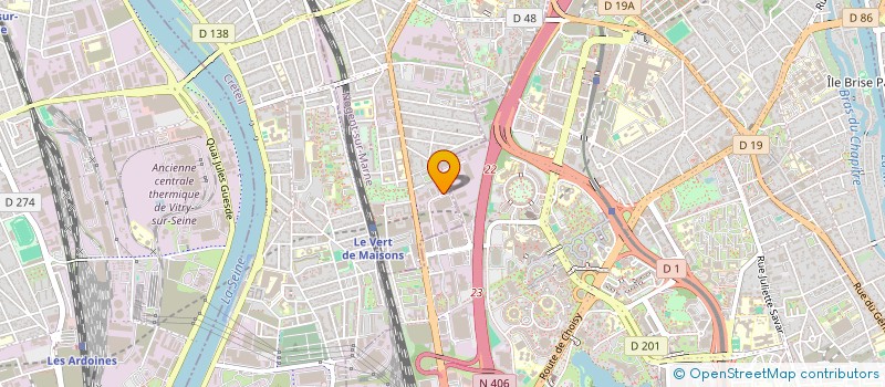 localisation de l'entreprise ERMAPRO à MAISONS-ALFORT