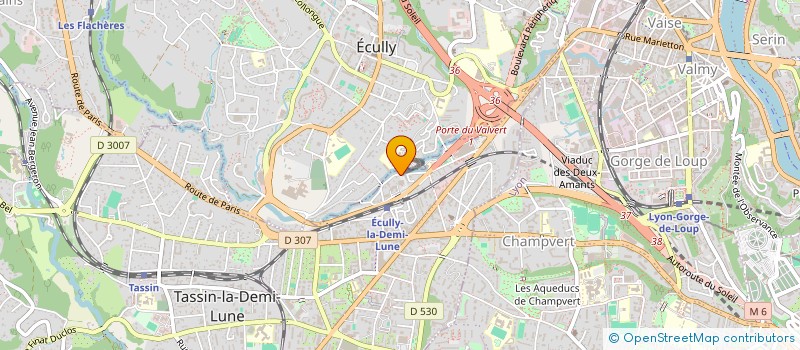 localisation de l'entreprise ERMAT à TASSIN-LA-DEMI-LUNE