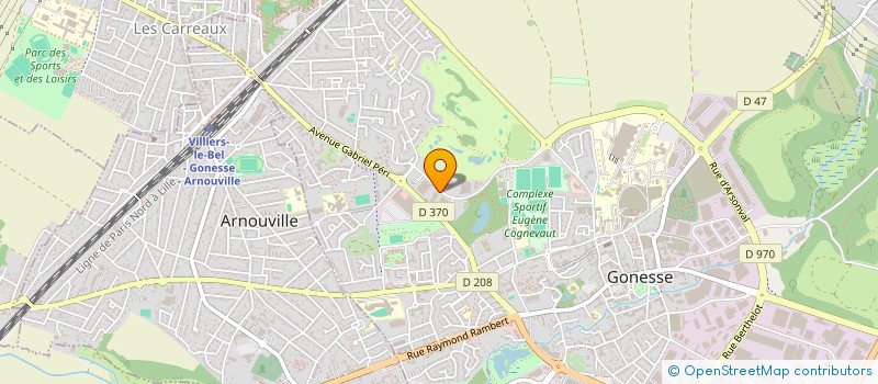 localisation de l'entreprise ERMAT  GONESSE