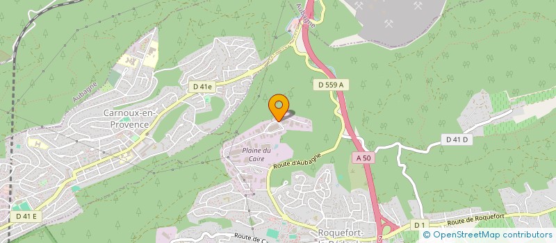localisation de l'entreprise ERMAX à ROQUEFORT-LA-BEDOULE