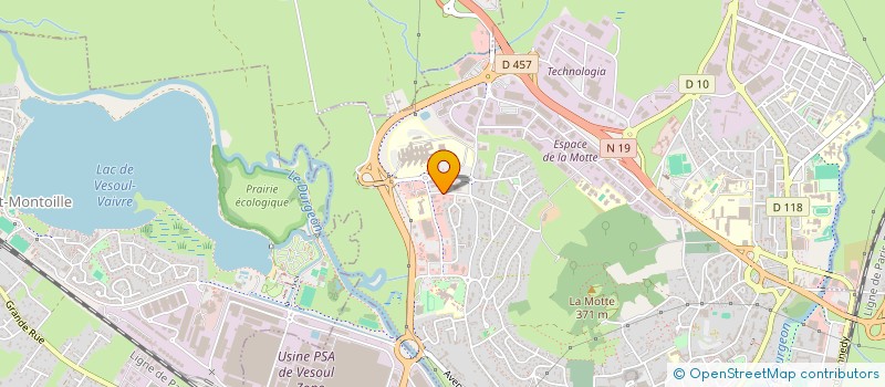 localisation de l'entreprise ERMAX à VESOUL