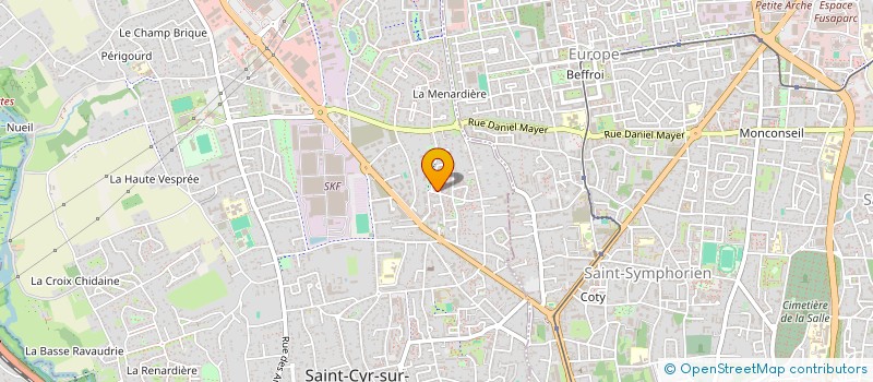 localisation de l'entreprise ERMAYA  SAINT-CYR-SUR-LOIRE