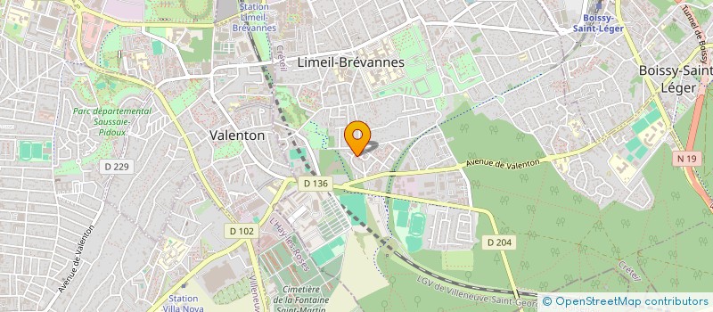 localisation de l'entreprise ERMC à LIMEIL-BREVANNES