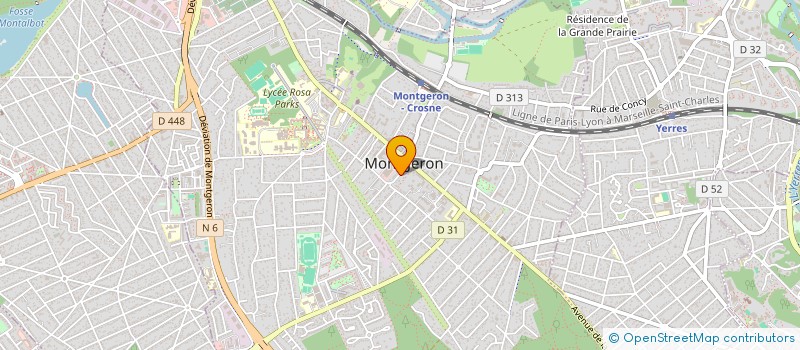 localisation de l'entreprise ERMENAULT LES CHAILLOUX à MONTGERON