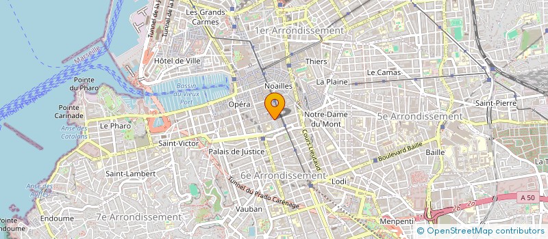 localisation de l'entreprise ERMES à MARSEILLE