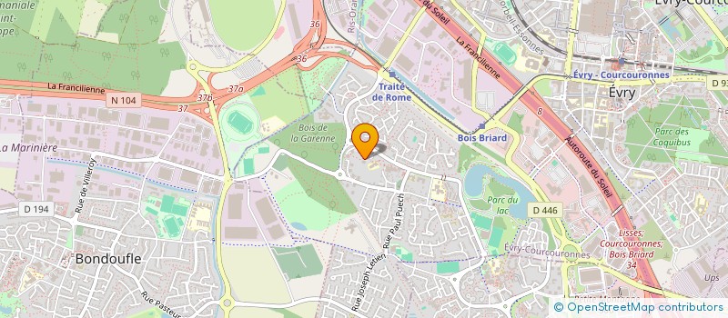 localisation de l'entreprise ERMI ETUD REALIS MICRO INFORMA à EVRY-COURCOURONNES