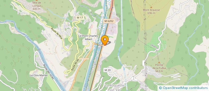 localisation de l'entreprise ERMIC  SAINT-MARTIN-DU-VAR