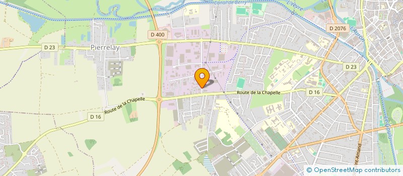 localisation de l'entreprise ERMIDALU FERMETURES à BOURGES