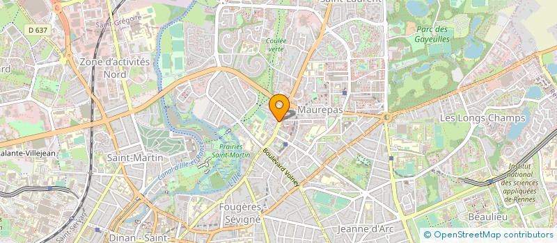 localisation de l'entreprise [ERMIN]  RENNES