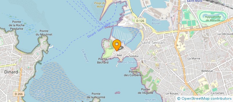 localisation de l'entreprise ERMIN IMMOBILIER  SAINT-MALO