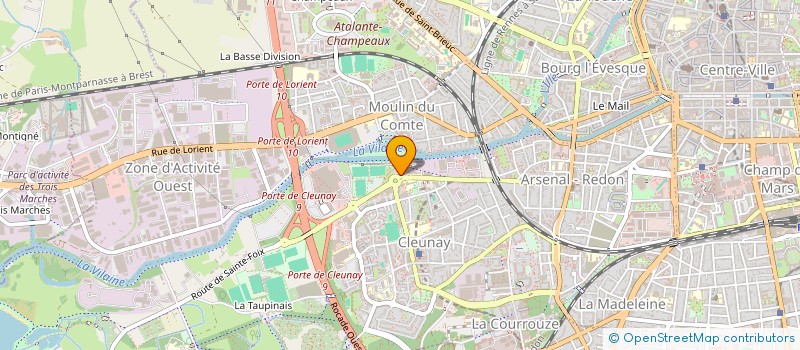 localisation de l'entreprise ERMINE  RENNES