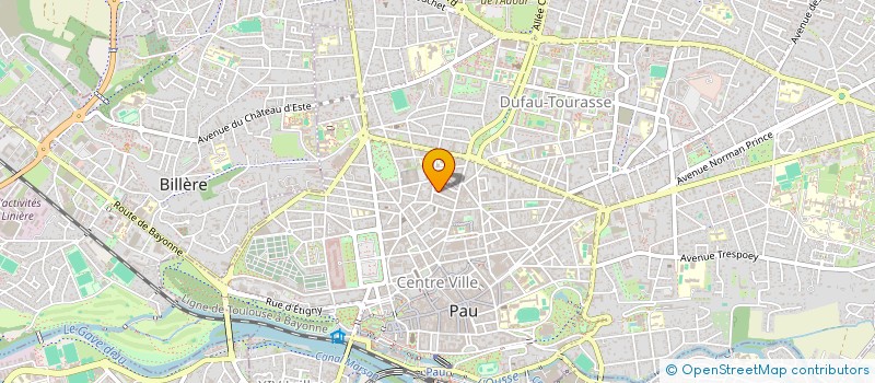 localisation de l'entreprise ERMINEA à PAU