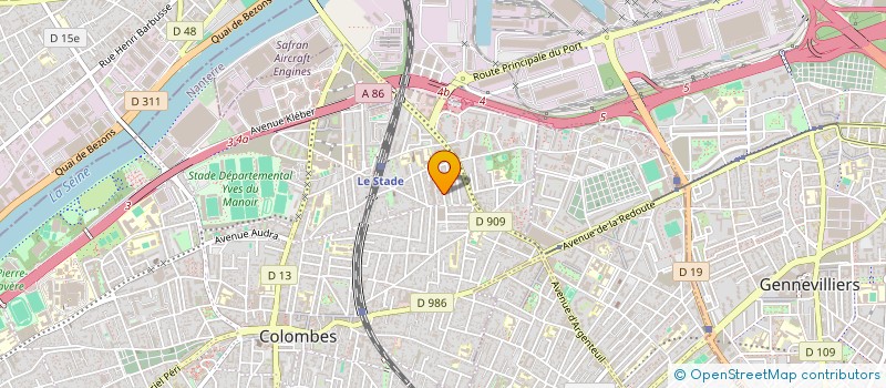 localisation de l'entreprise ERMINIG ASSET MANAGEMENT  COLOMBES