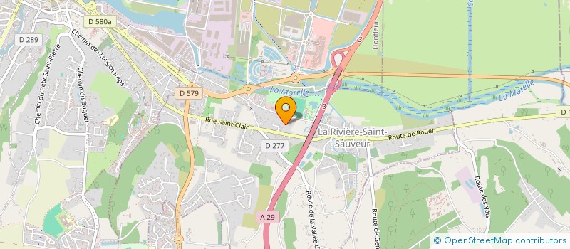 localisation de l'entreprise ERMINIG GWENN  LA RIVIERE-SAINT-SAUVEUR