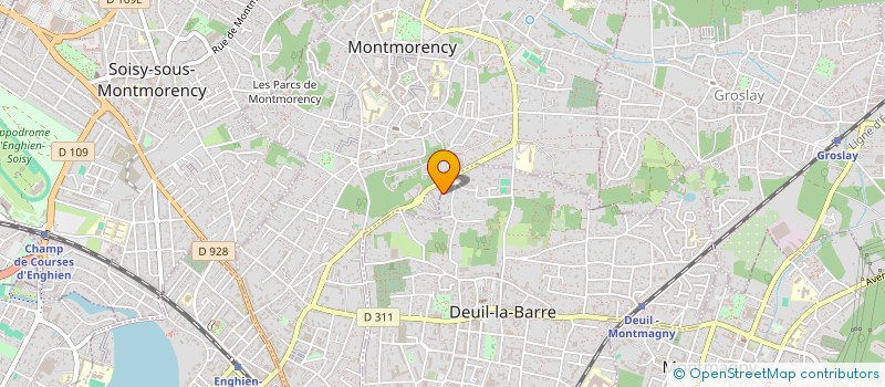 localisation de l'entreprise ERMINVEST  DEUIL-LA-BARRE