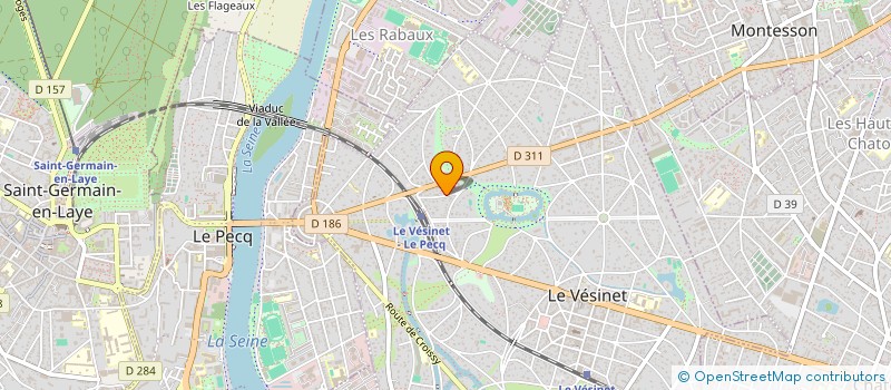 localisation de l'entreprise ERMITAGE ASSET MANAGEMENT  LE VESINET