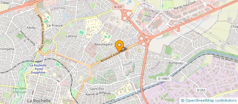 localisation de l'entreprise ERMITAGE EXPANSION  LA ROCHELLE