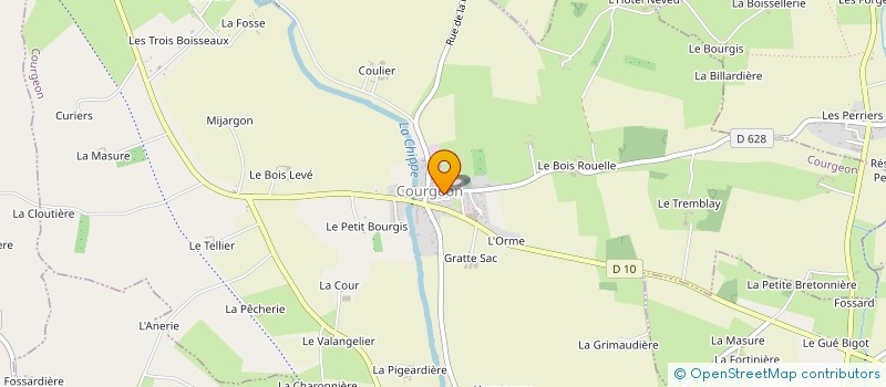 localisation de l'entreprise ERMITAGE NOTRE DAME DE TOUTE COMPASSION à COURGEON