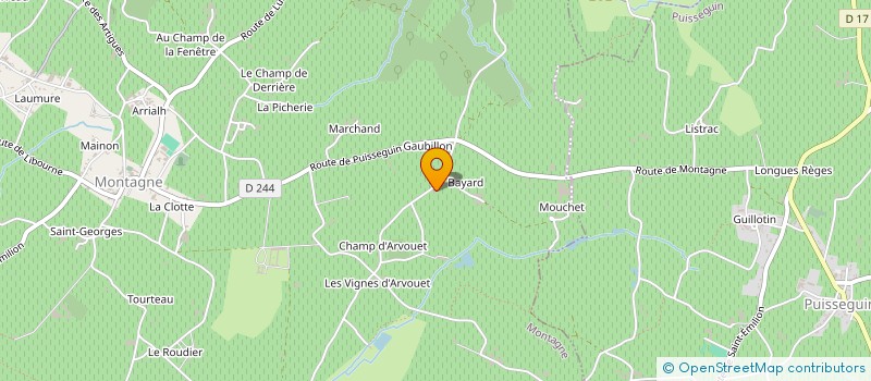 localisation de l'entreprise ERMJC  MONTAGNE