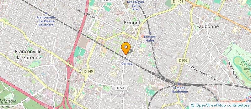 localisation de l'entreprise ERMONTOISE  ERMONT