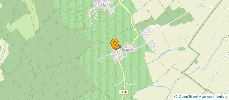 localisation de l'entreprise ERMOVIGNE  ECUEIL