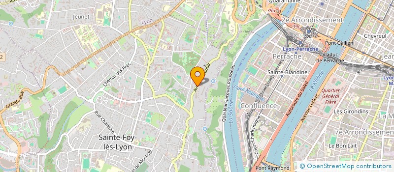 localisation de l'entreprise ERMOZOS  SAINTE-FOY-LES-LYON