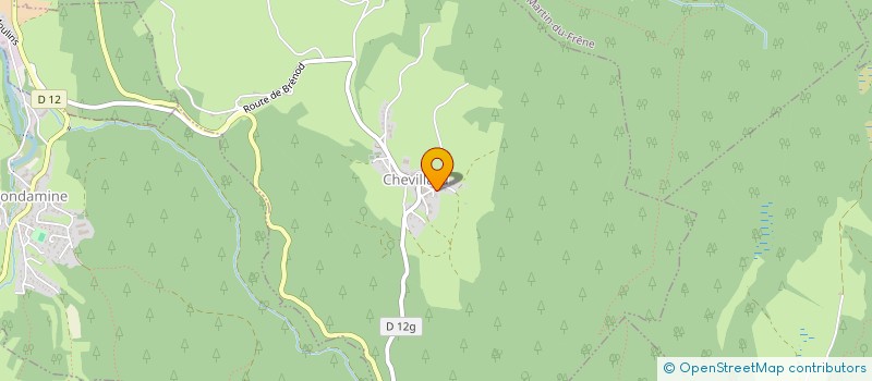 localisation de l'entreprise ERMPL  CHEVILLARD