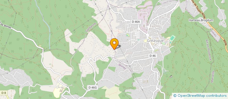 localisation de l'entreprise ERMS - ETUDES ET REALISATIONS DE MACHINES SPECIALES  GREASQUE