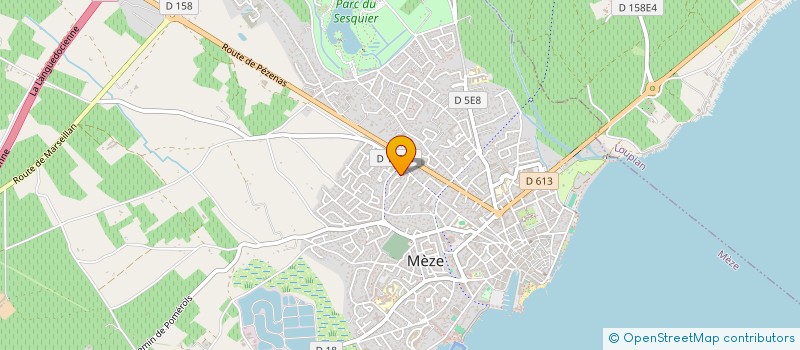 localisation de l'entreprise ERMT à MEZE
