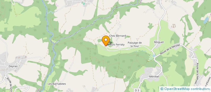 localisation de l'entreprise ERMUS CENTRE DE SOINS PETITS MAMMIFERES SAUVAGES à GROISY