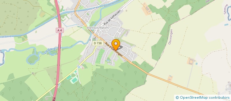localisation de l'entreprise ERNA 35  HERBITZHEIM