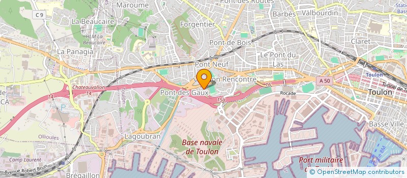 localisation de l'entreprise ERNACI ET FILS  TOULON