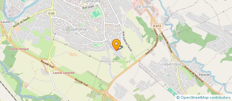 localisation de l'entreprise ERNALINE à CASTRES