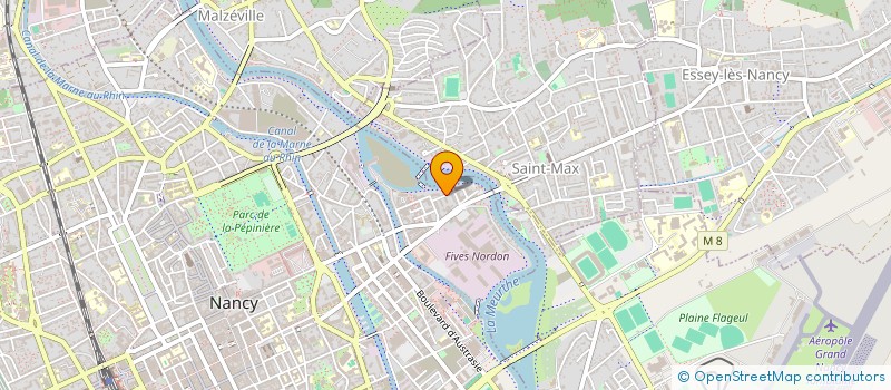 localisation de l'entreprise ERNE LOCATIF  NANCY