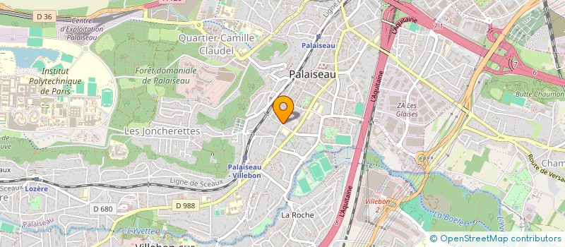 localisation de l'entreprise ERNEE FRERES  PALAISEAU