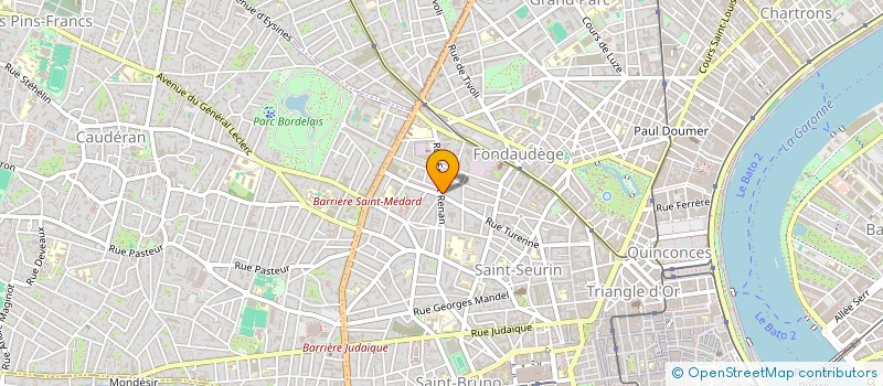 localisation de l'entreprise ERNEST 56  BORDEAUX