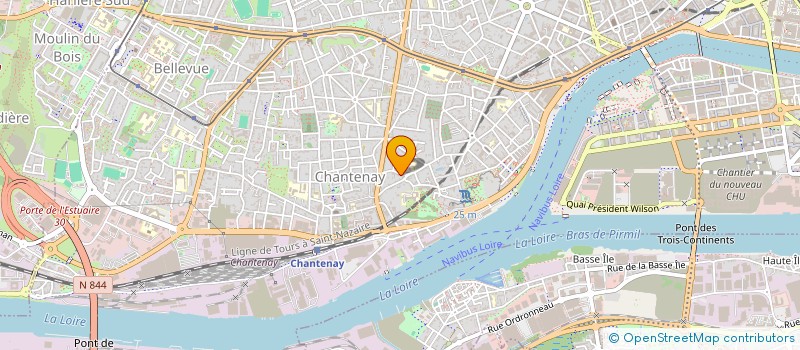 localisation de l'entreprise ERNEST  NANTES