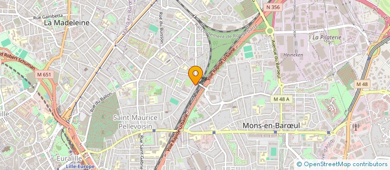 localisation de l'entreprise ERNEST & CO à LILLE