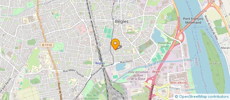 localisation de l'entreprise ERNEST ET CELESTINE à BEGLES