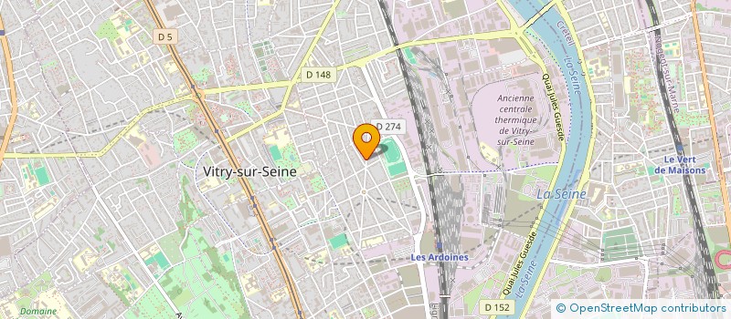 localisation de l'entreprise ERNEST TALMA  VITRY-SUR-SEINE