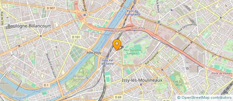 localisation de l'entreprise ERNEST & VALENTIN ISSY à ISSY-LES-MOULINEAUX