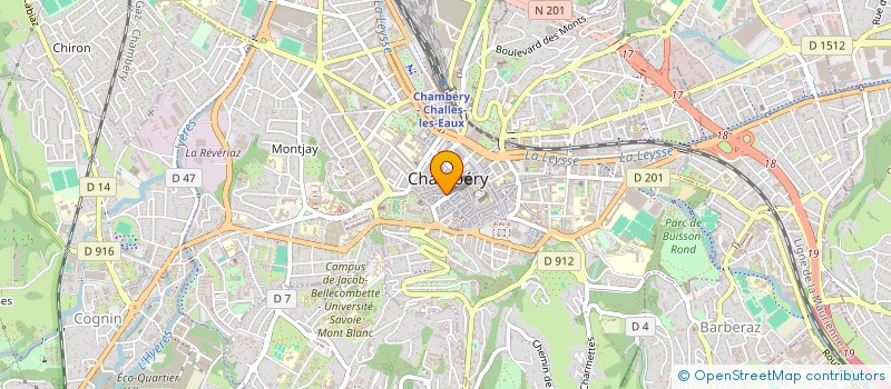 localisation de l'entreprise ERNESTA  CHAMBERY