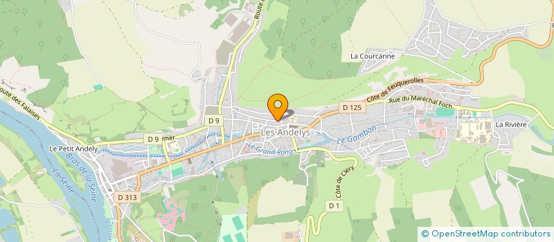 localisation de l'entreprise ERNESTINE DE LA ROSE à LES ANDELYS