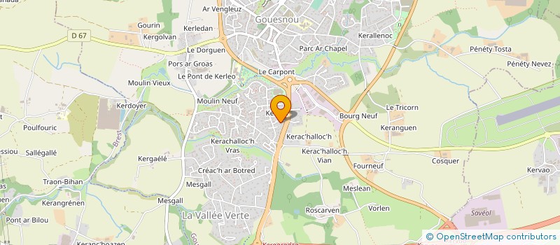 localisation de l'entreprise ERNESTO RENOVATION à GOUESNOU