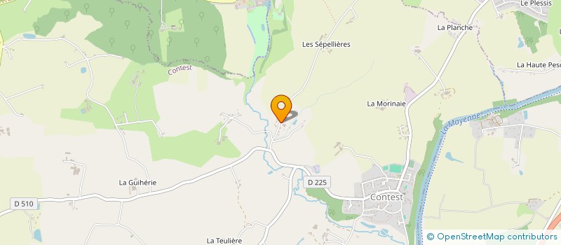 localisation de l'entreprise ERNIER QUINTON  CONTEST