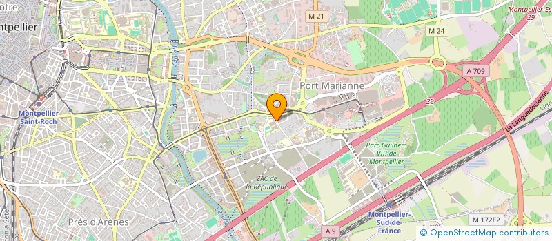 localisation de l'entreprise ERNODAKA à MONTPELLIER