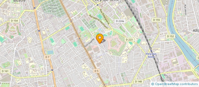 localisation de l'entreprise ERNOMA  VITRY-SUR-SEINE