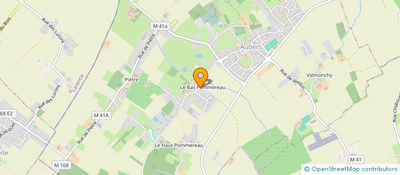 localisation de l'entreprise ERNOULD à AUBERS