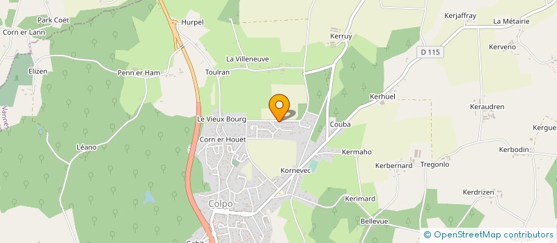 localisation de l'entreprise ERNOULT-LEDIGABEL HABITAT  COLPO