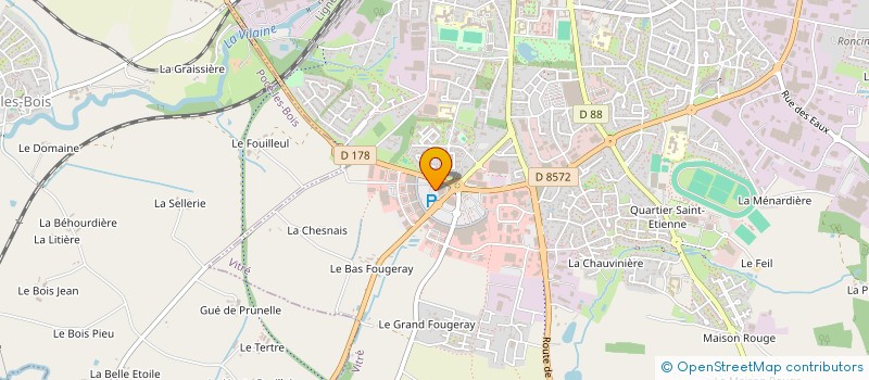 localisation de l'entreprise ERNOUX EXPANSION à VITRE